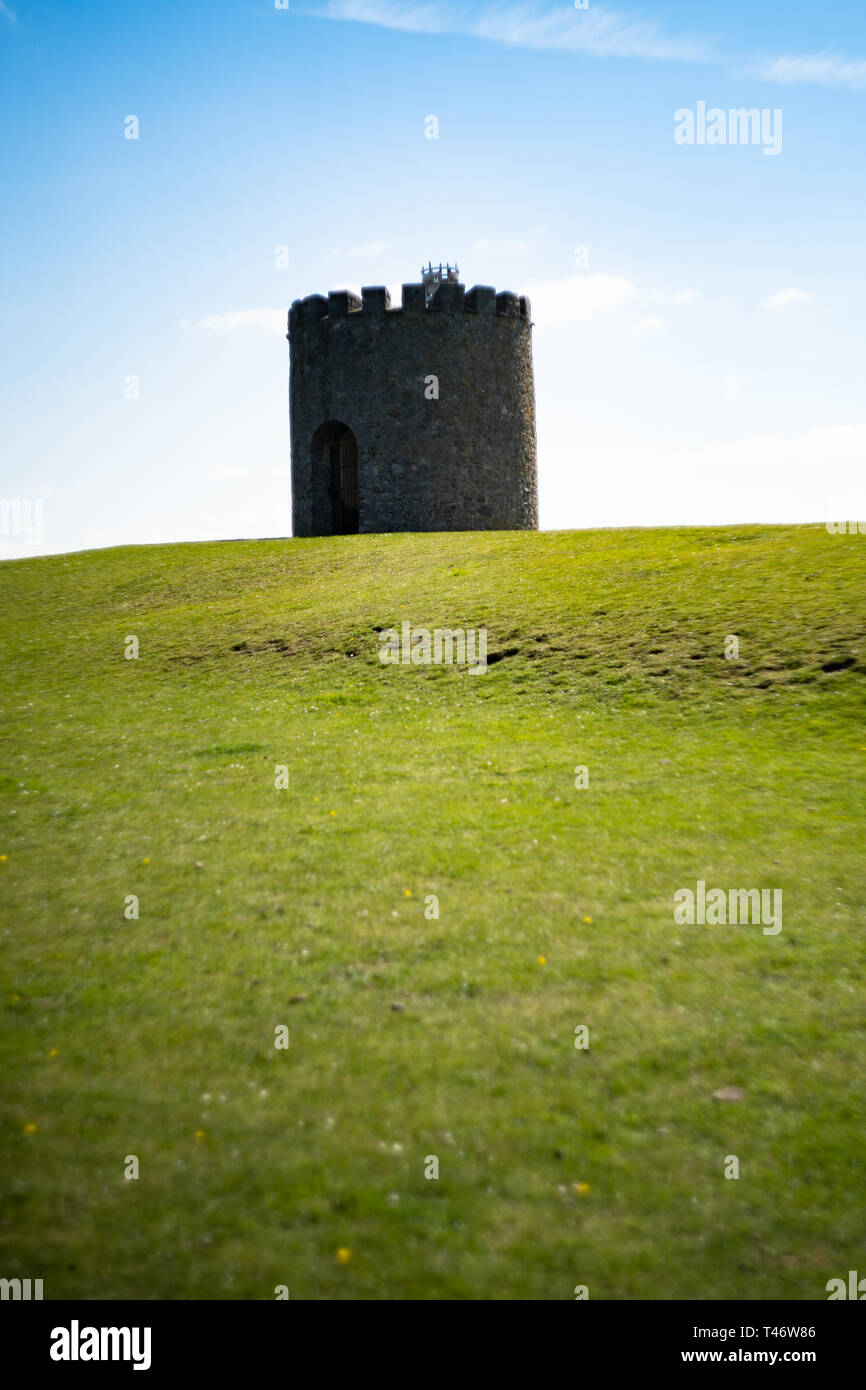 Leuchtfeuer in einer alten Windmühle, bergauf, Weston-super-Mare, North Somerset, VEREINIGTES KÖNIGREICH Stockfoto