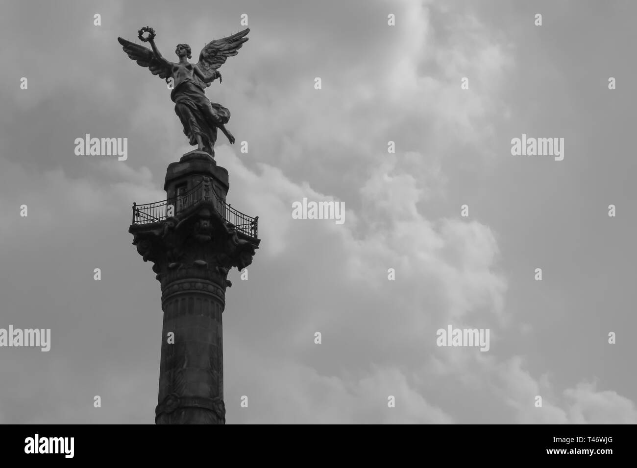 Engel der Unabhängigkeit Mexico City Stockfoto