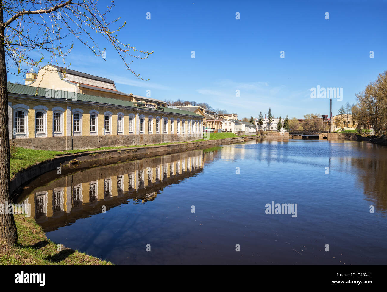 Izhora Pflanzen - Interne Anlagen pool und Kette testen Workshop, Kolpino, St. Petersburg, Russland Stockfoto