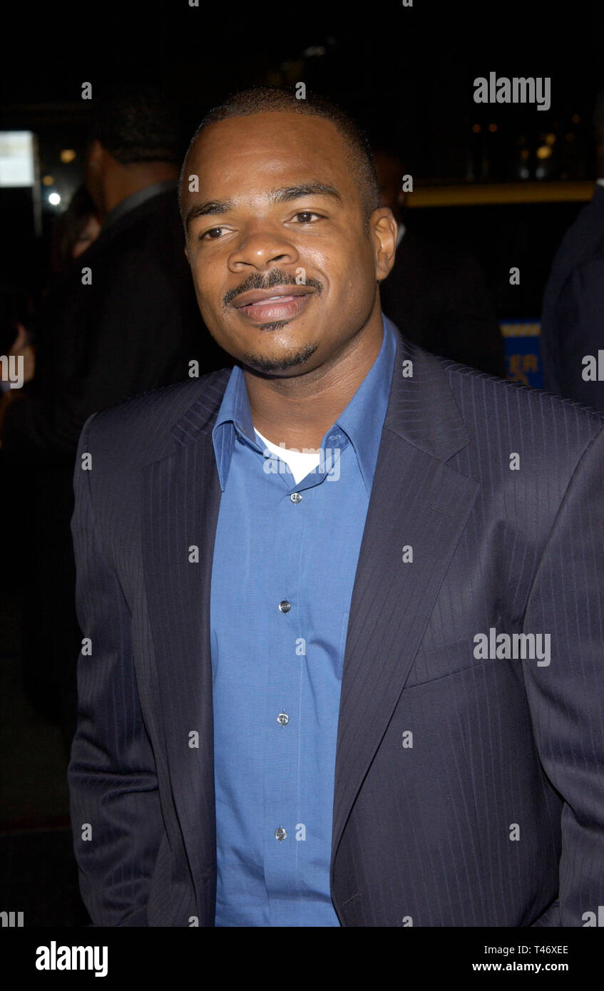 LOS ANGELES, Ca. April 01, 2003: Direktor F. GARY GRAY bei der Weltpremiere in Hollywood, von seinem neuen Film ein Mann auseinander. Stockfoto