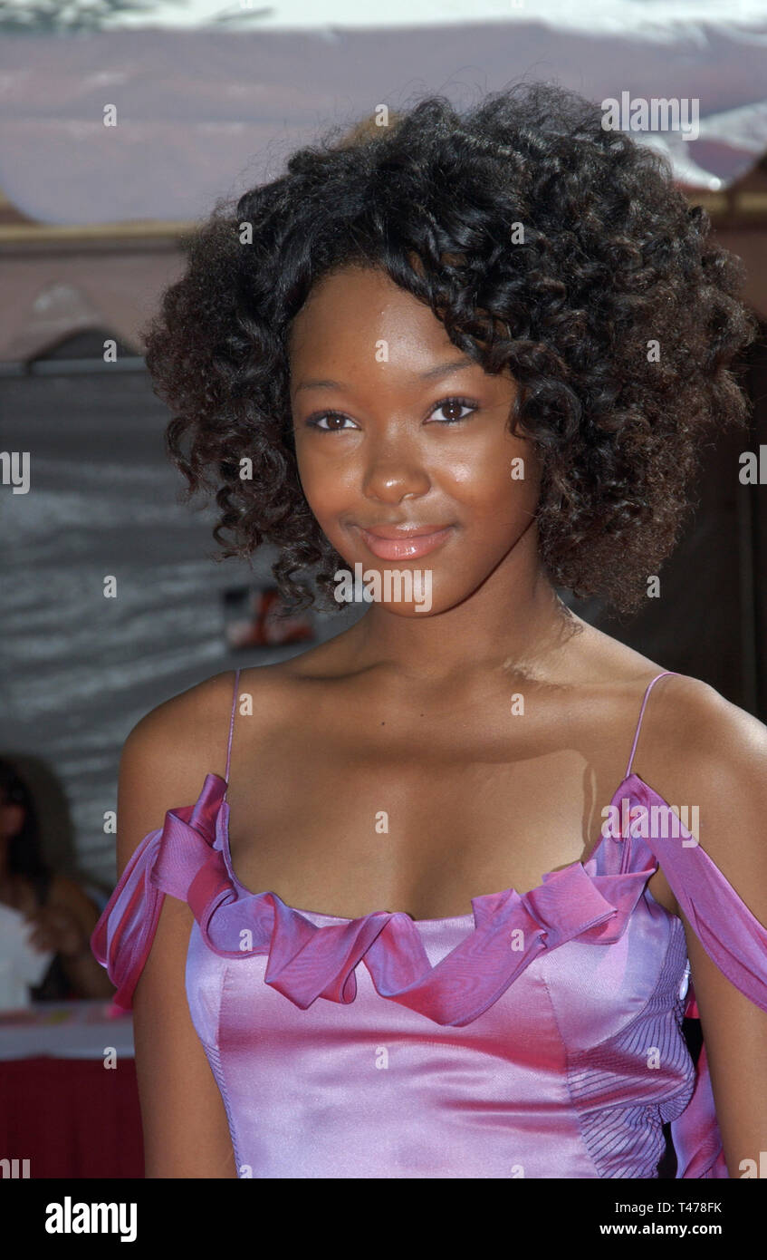 LOS ANGELES, Ca. August 23, 2003: 13-jährige Modell GERREN TAYLOR an der 9. jährlichen Soul Train Lady of Soul Award in Pasadena, CA. Stockfoto