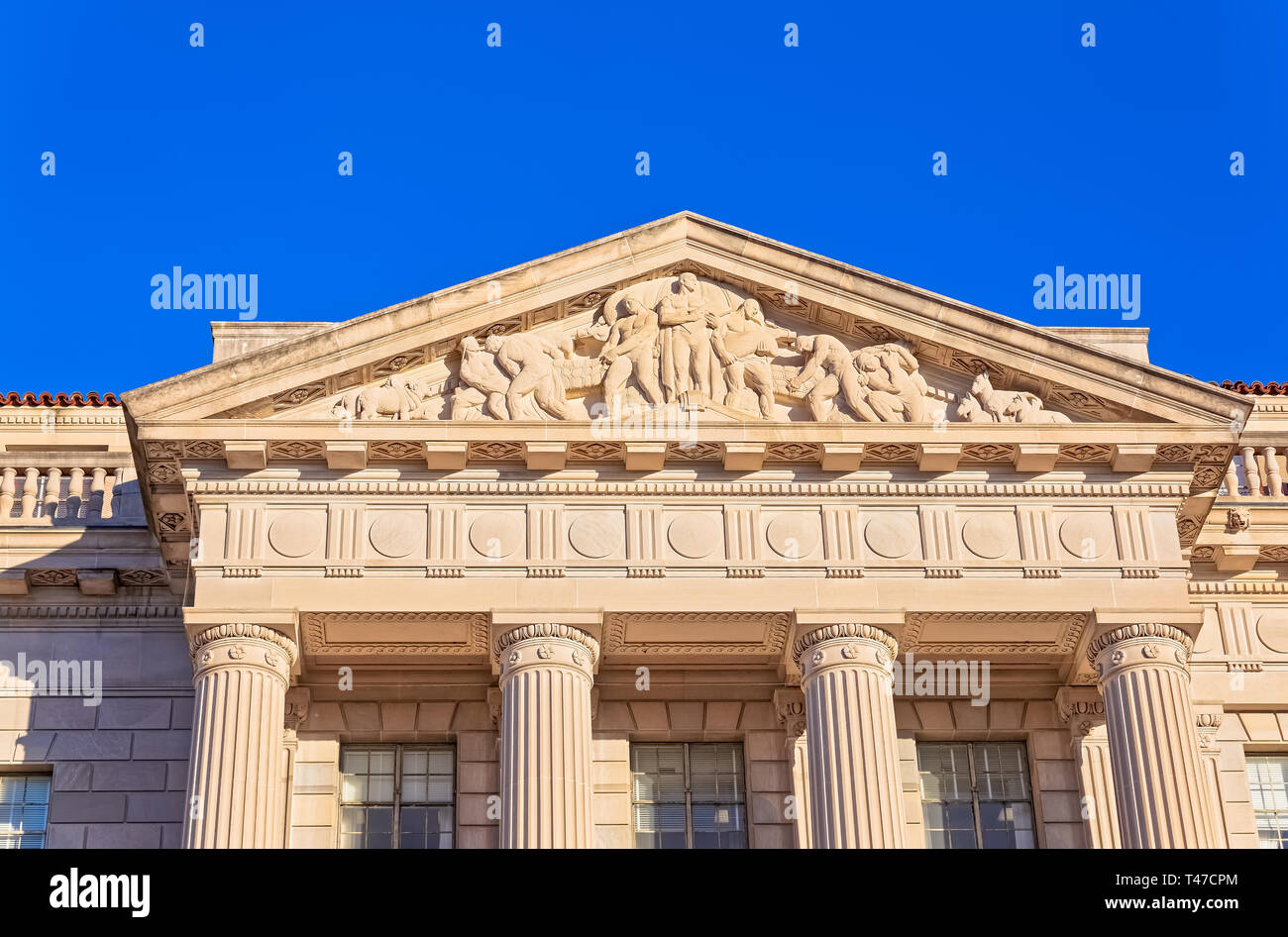 US-Commerce Gebäude in Washington DC Stockfoto