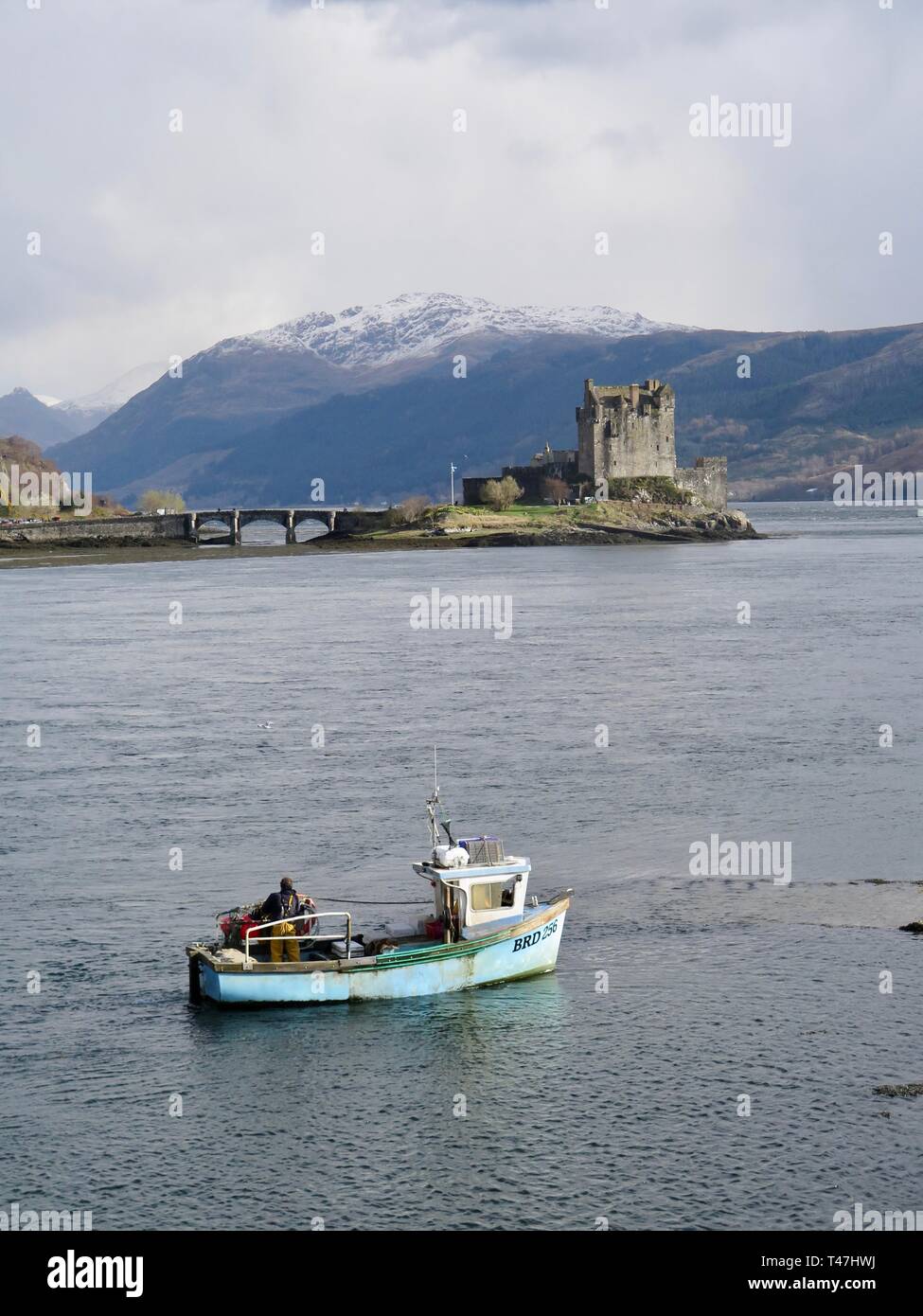 Schottland: Loch Alsh & Eilean Donan Castle Stockfoto