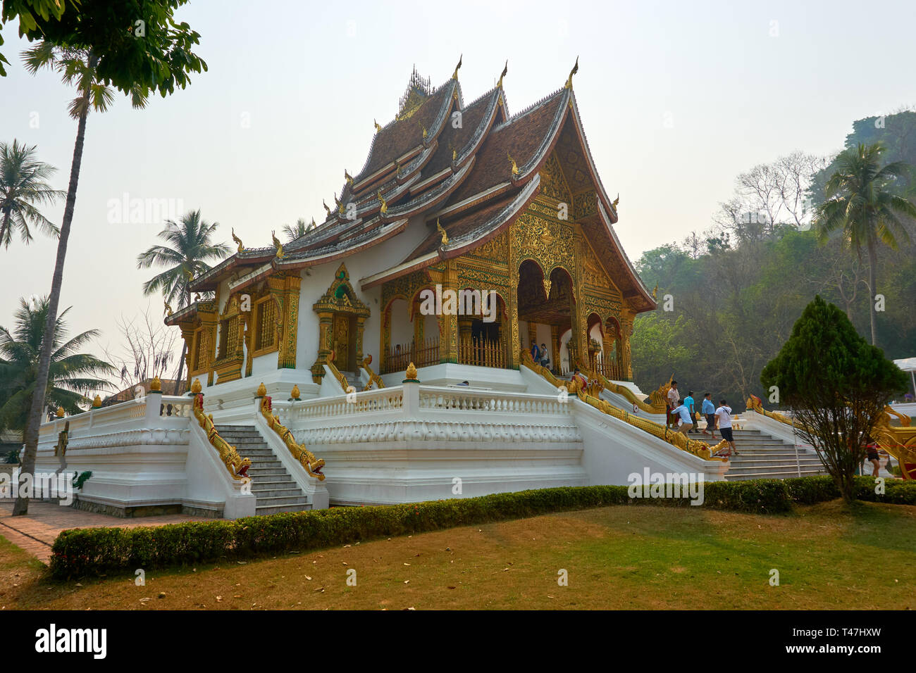 LUANG PRABANG, LAOS Prabang Royal Palace Museum in Luang Prabang, Laos. Stockfoto