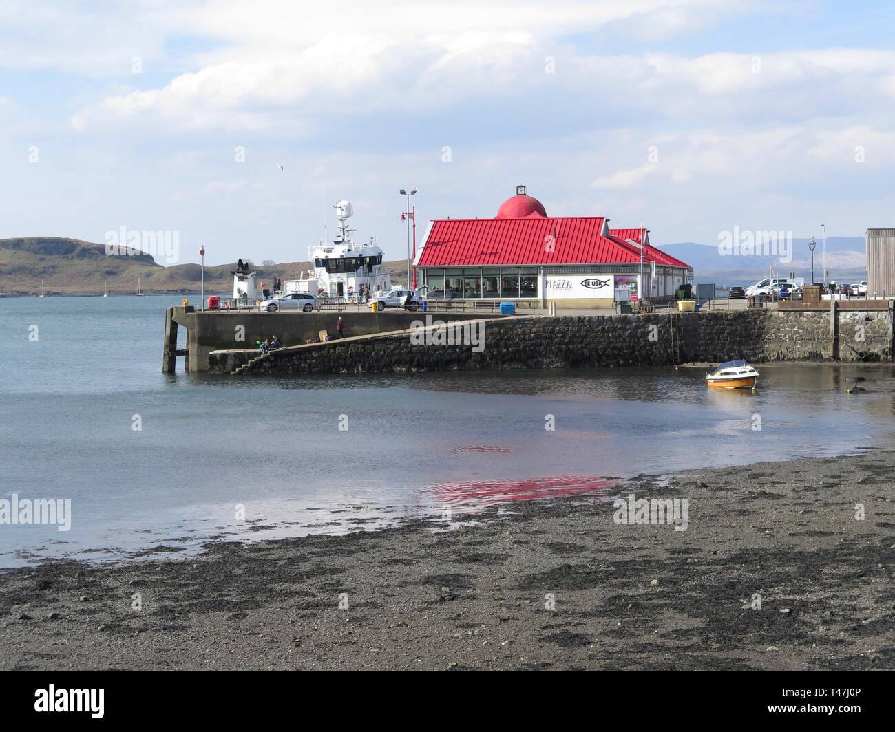 Schottland: Oban Hafen Stockfoto