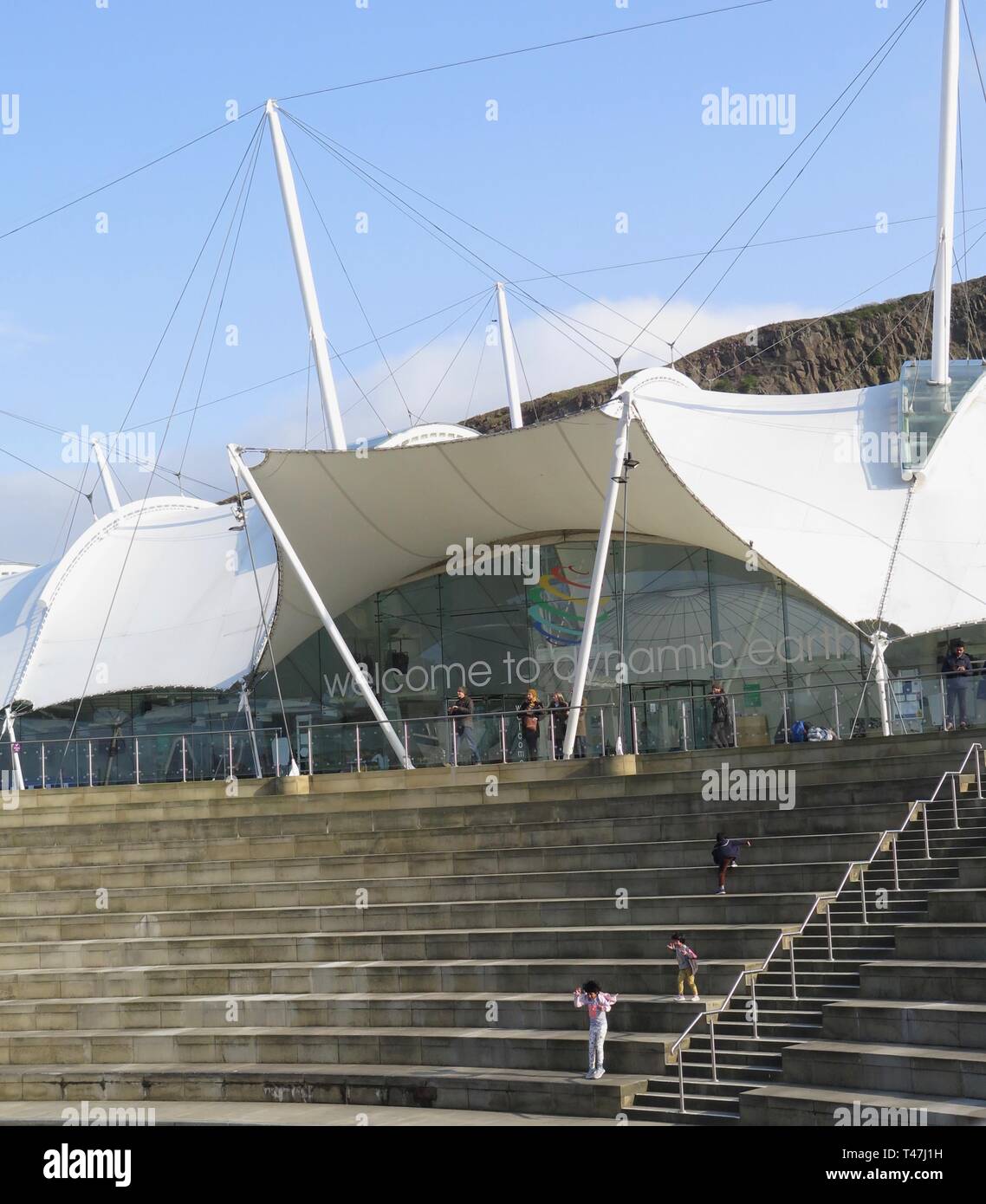 Schottland: Edinburgh, dynamische Erde Ausstellung Stockfoto