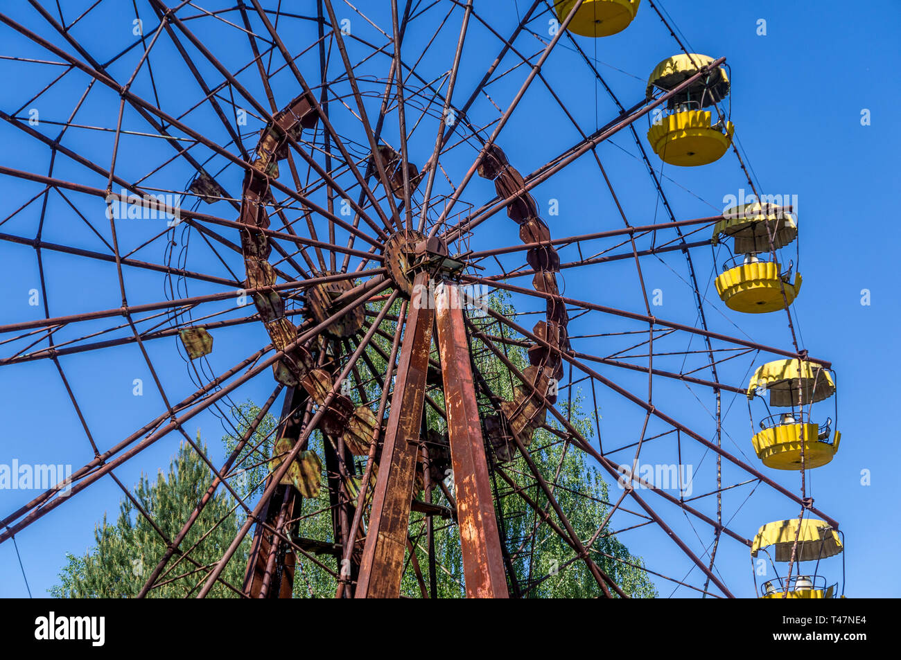 Radio Autos, Tschernobyl Stockfoto