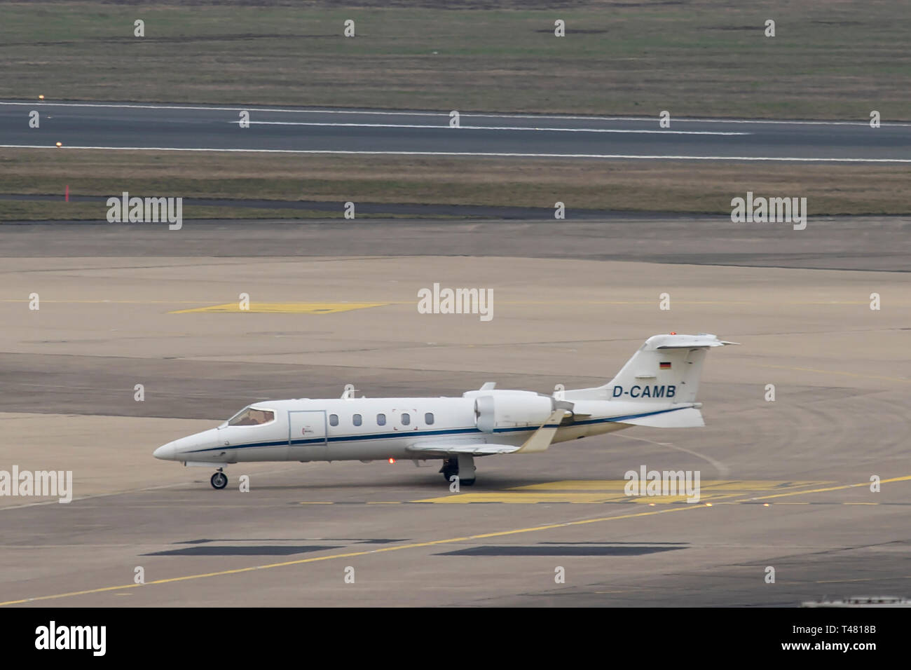 D-CAMB Bombardier Learjet 31A Bizjet Luft DEUTSCHE RETTUNGSFLUGWACHT E. V. Deutsche Luftrettung am Köln Bonn Airport März 2019 Stockfoto