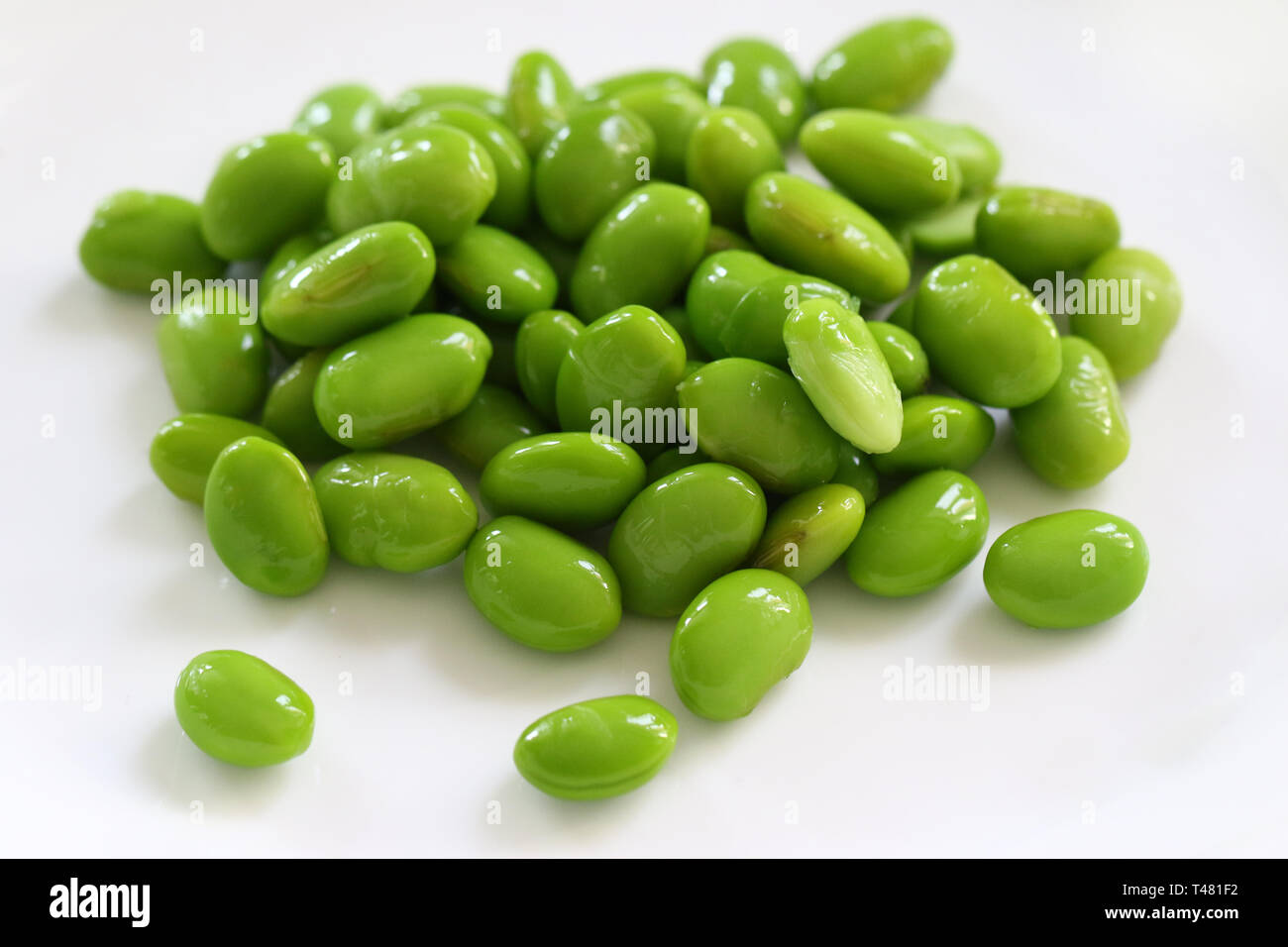 Edamame Bohnen Stockfoto