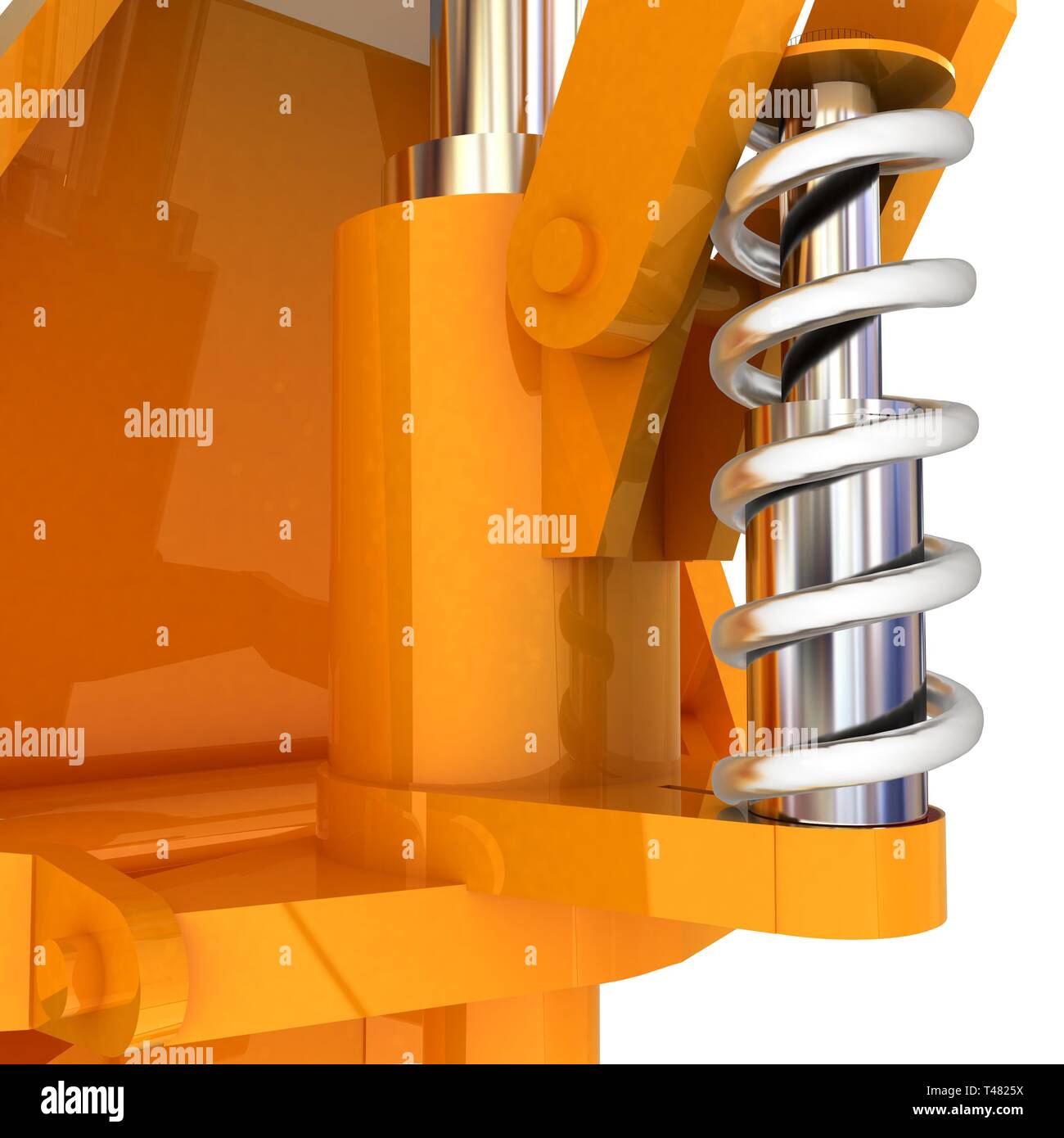 Abstrakte technische Montage Stockfoto