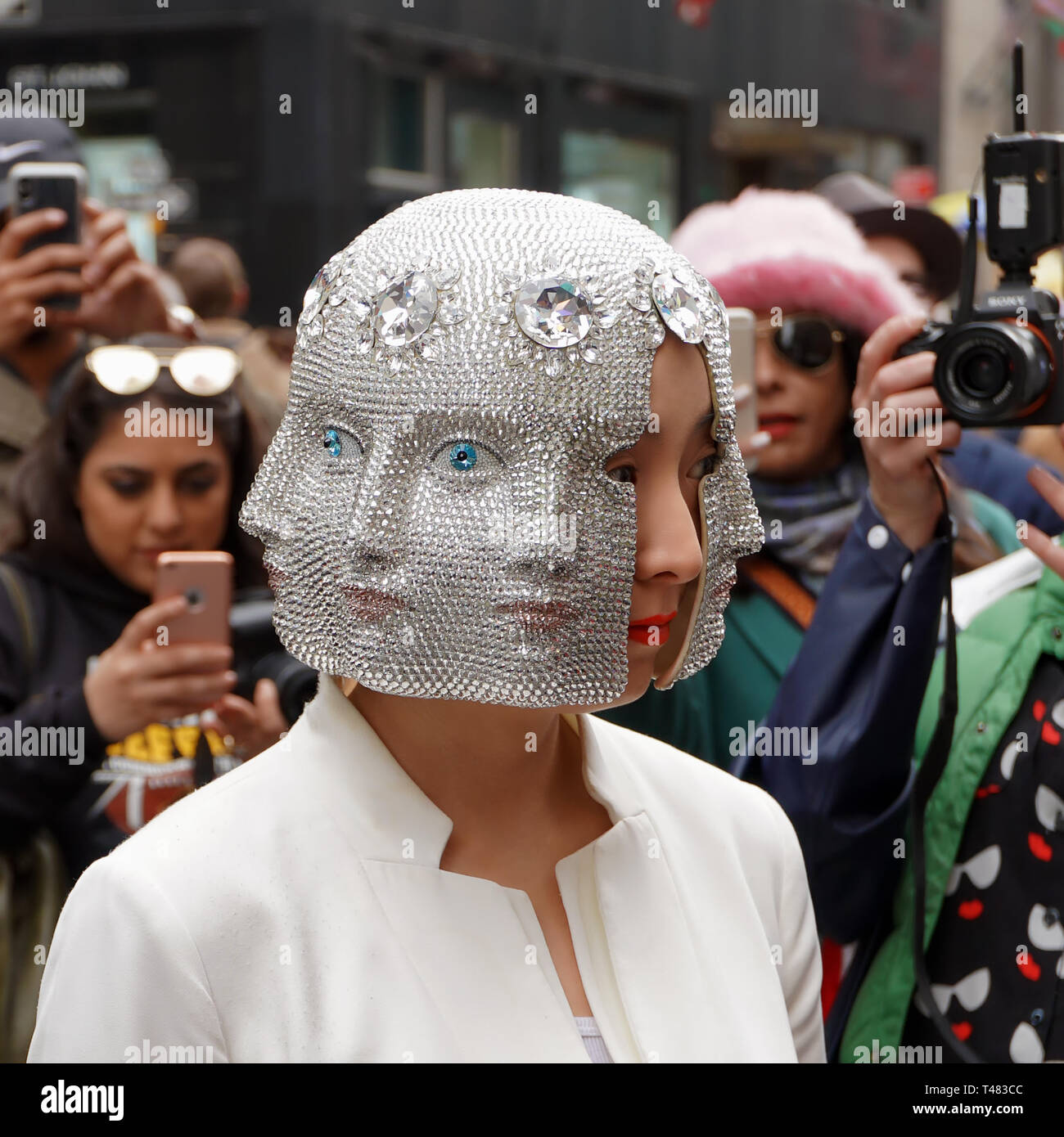 New York Ostern Parade und Motorhaube Festival Stockfoto