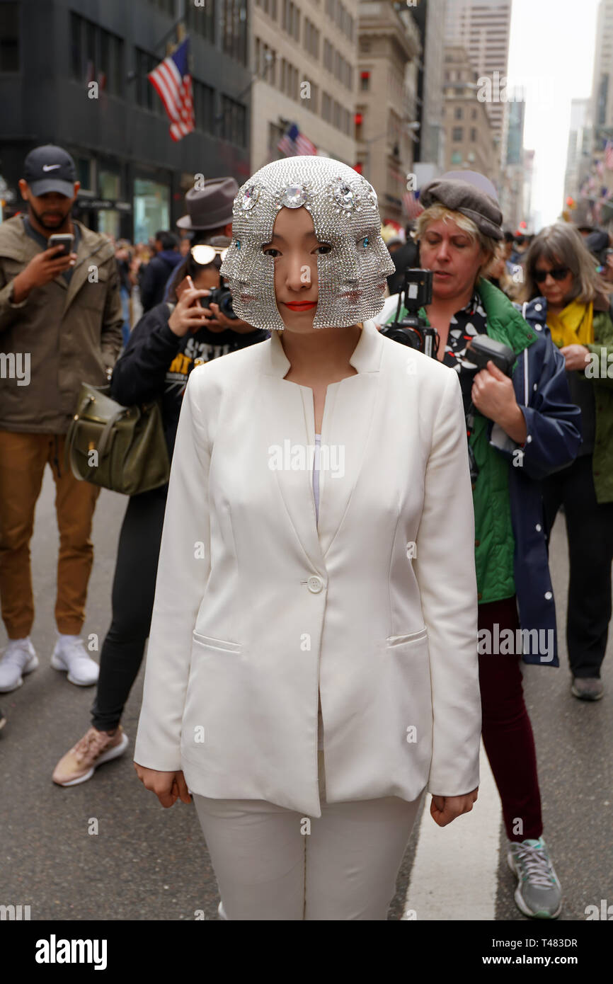 New York Ostern Parade und Motorhaube Festival Stockfoto