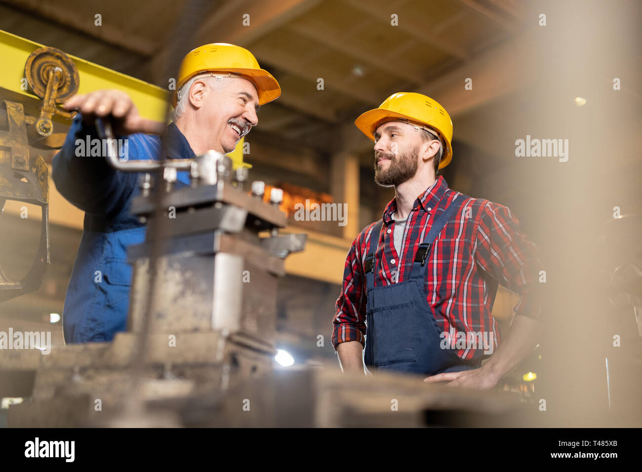 Techniker consulting Stockfoto