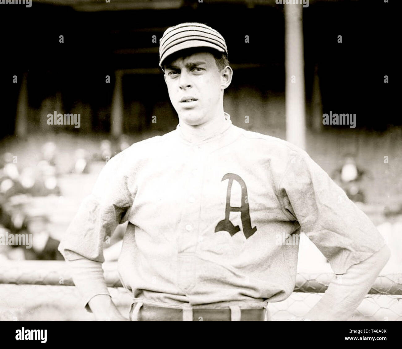 Carroll Boardwalk Braun, Philadelphia Athletics, 1913. Stockfoto