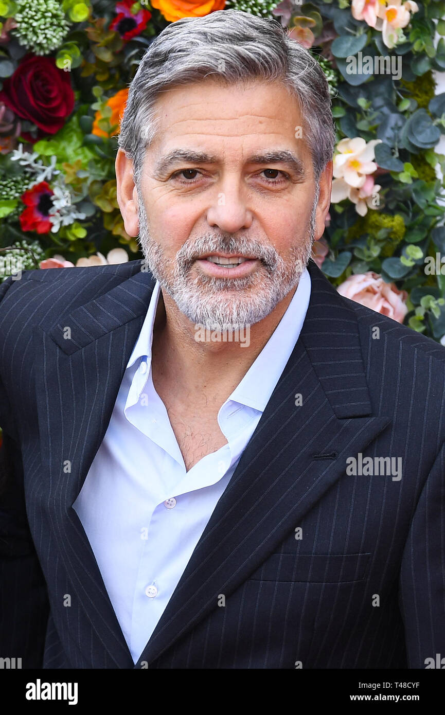 Hollywood Star George Clooney Und Seine Frau Amal Clooney