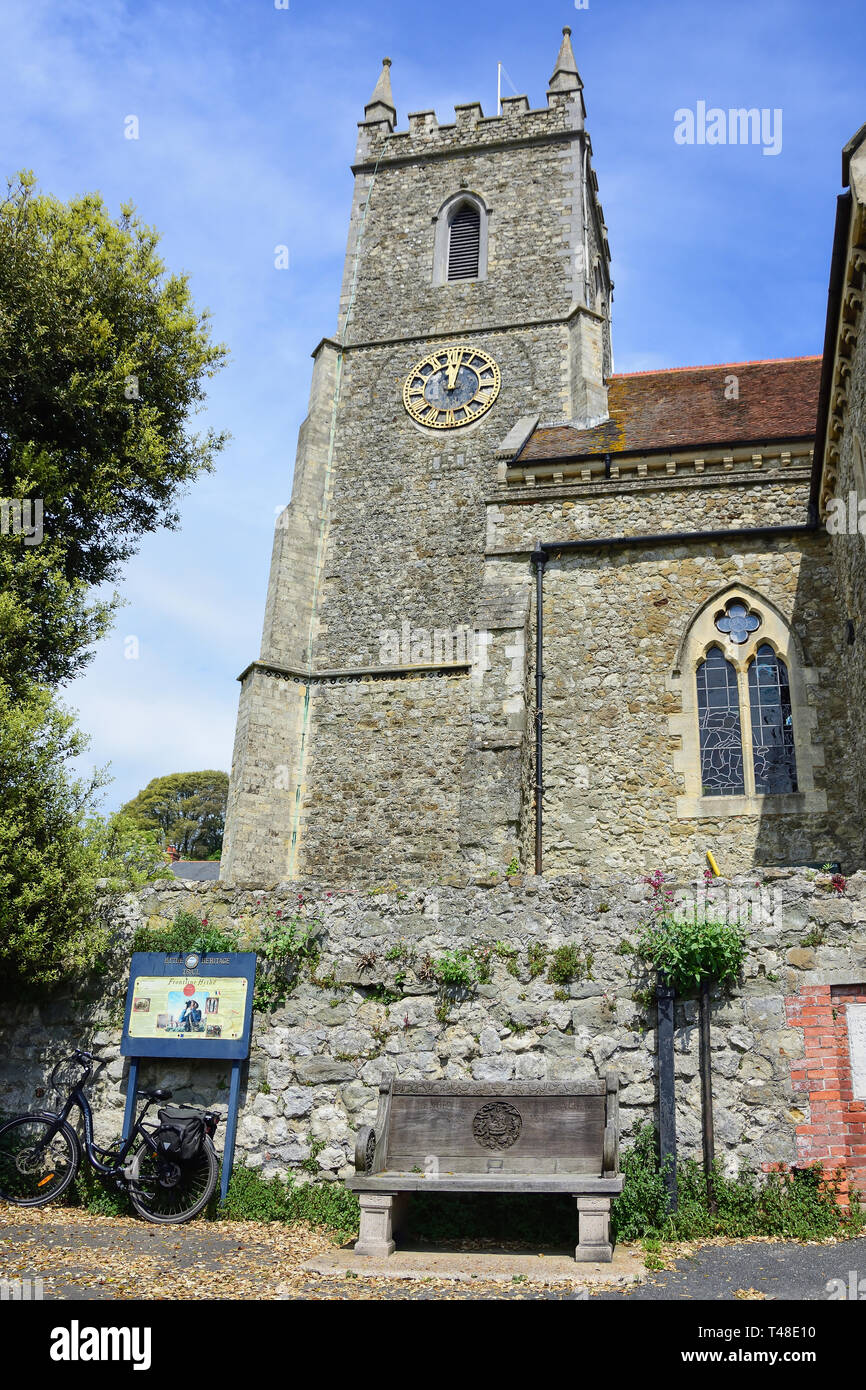 St Leonard's Kirche, Eiche, Hythe, Kent, England, Vereinigtes Königreich Stockfoto