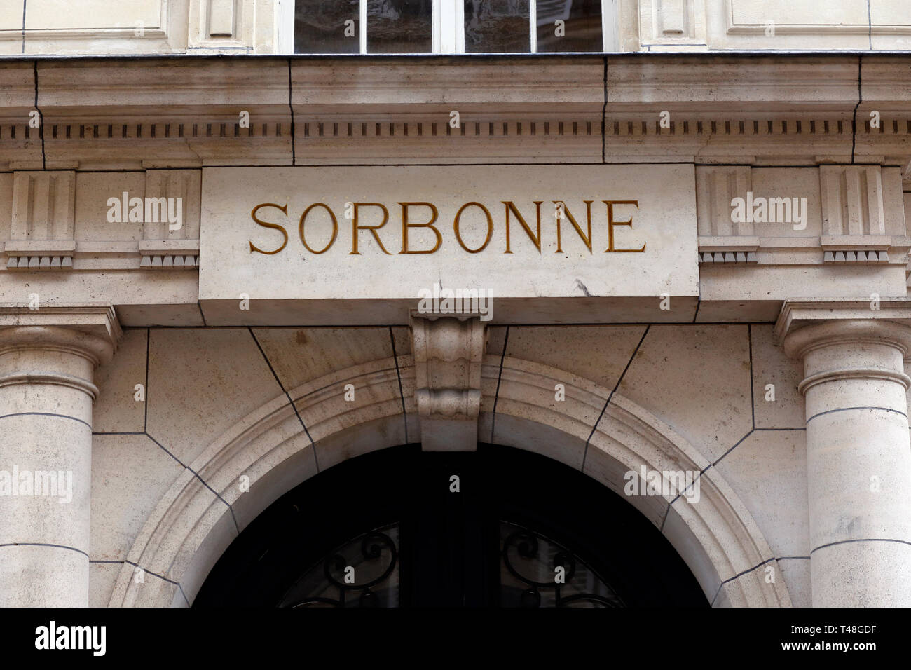 La Sorbonne, Paris, Frankreich Stockfoto