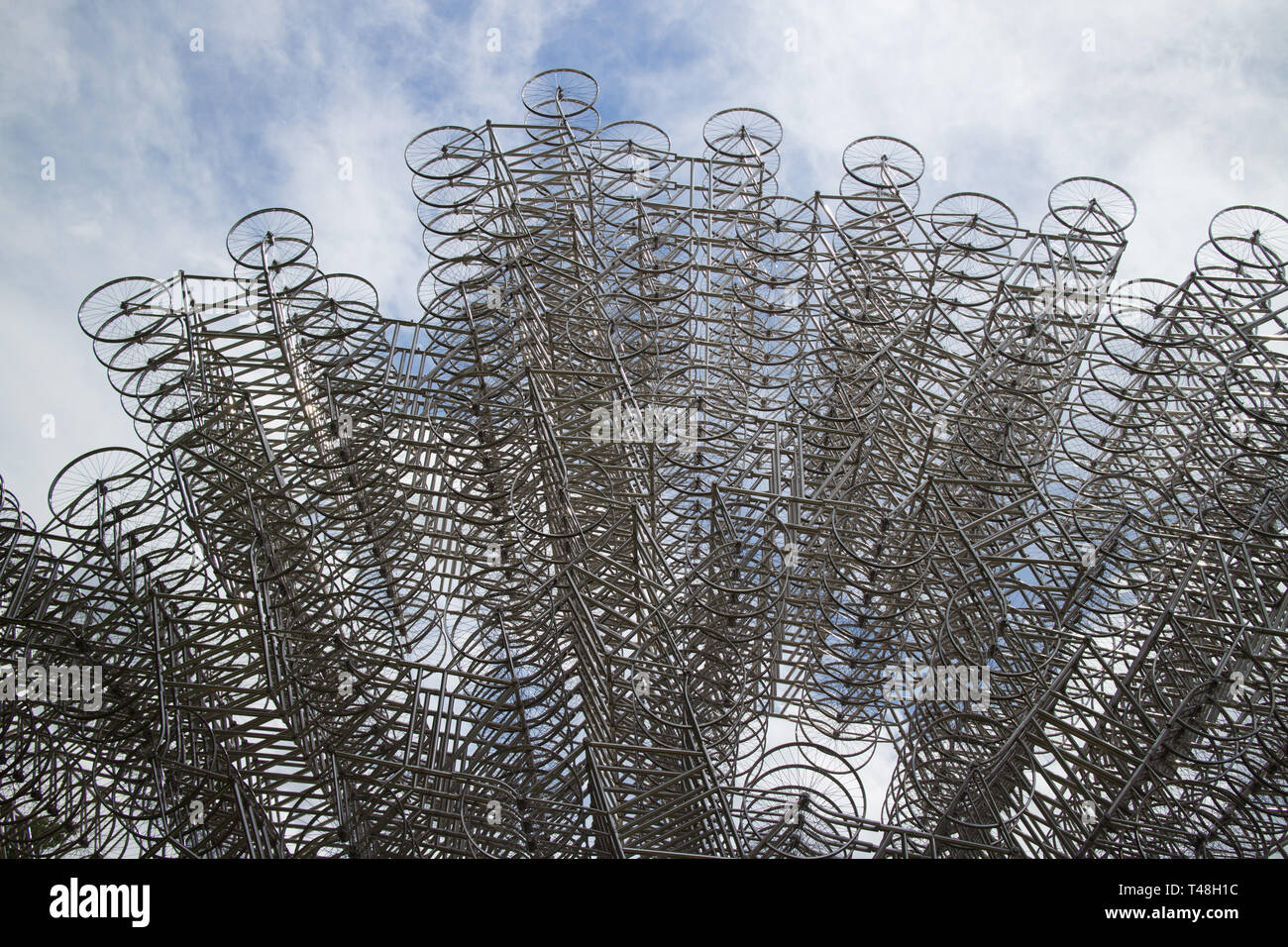 Ai Wei Wei für immer Fahrräder in Austin, Texas Stockfoto