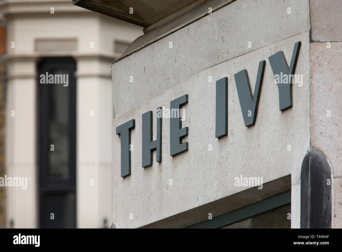 Die Ivy Restaurant, 1-5 West Street, Covent Garden, London WC2H 9NQ, allgemeine Ansicht GV Stockfoto