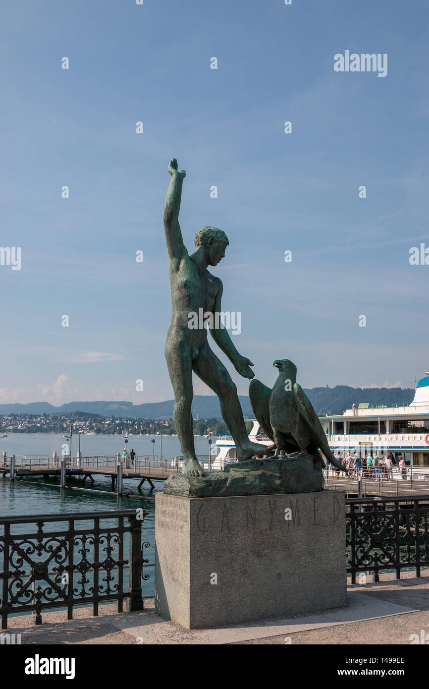 Switzerland Sculpture In Park Zurich Stockfotos und -bilder Kaufen - Alamy