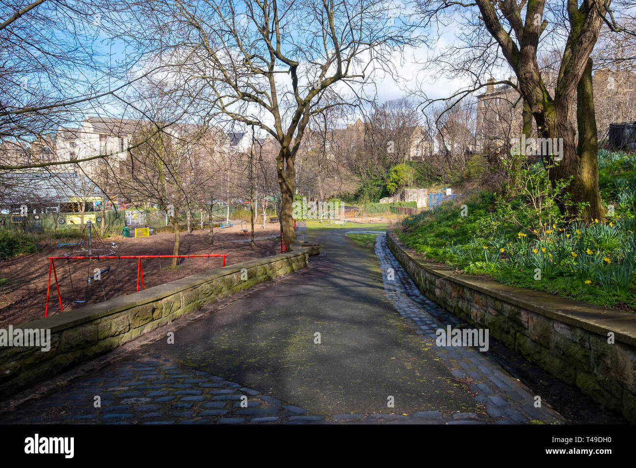King George V Park in Edinburgh, Schottland, Großbritannien, Europa Stockfoto