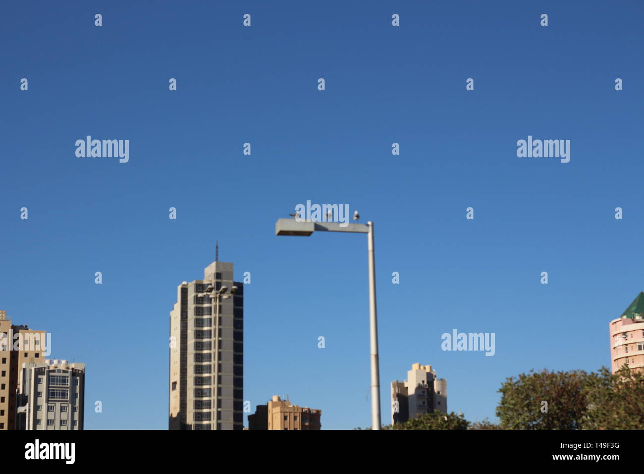 Kuwait Natur Schönheit bei Tag und Nacht Stockfoto
