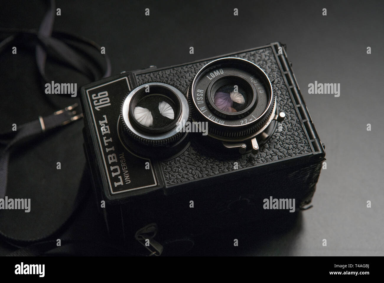 Twin lens reflex Filmkamera Stockfoto