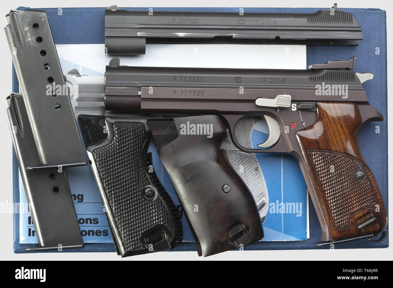 Schießsport, Pistolen, Schweiz, SIG 210-6, Kaliber 9mm, Additional-Rights - Clearance-Info - Not-Available Stockfoto