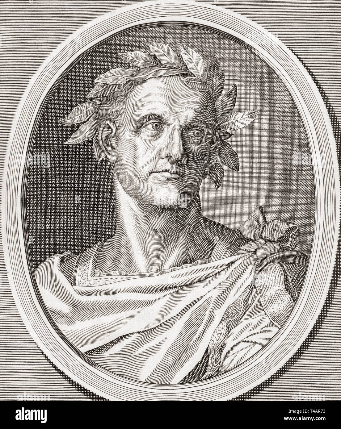 Julius Caesar, 100 BC-44 BC. Diktator der Römischen Republik, Militär, General, Politiker, Autor seiner eigenen Geschichten. Stockfoto
