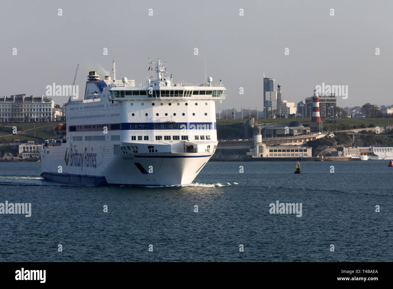 Brittany Ferries, MV Armorique Segeln von Plymouth Stockfoto