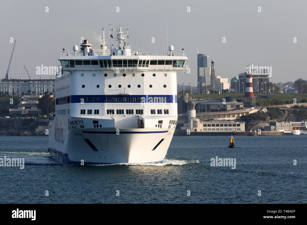 Brittany Ferries, MV Armorique Segeln von Plymouth Stockfoto