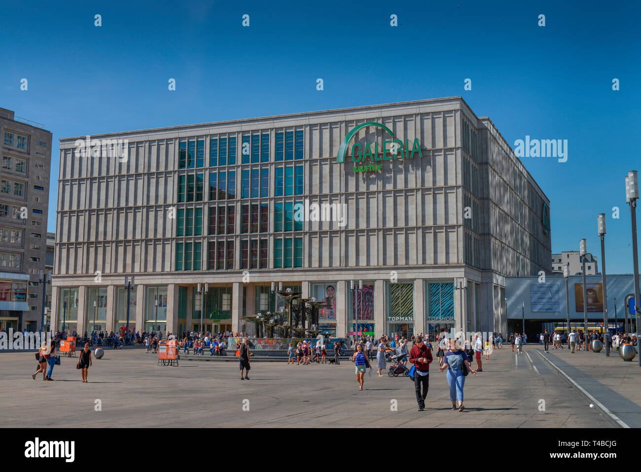 Galeria Kaufhof, Alexanderplatz, Mitte, Berlin, Deutschland Stockfoto