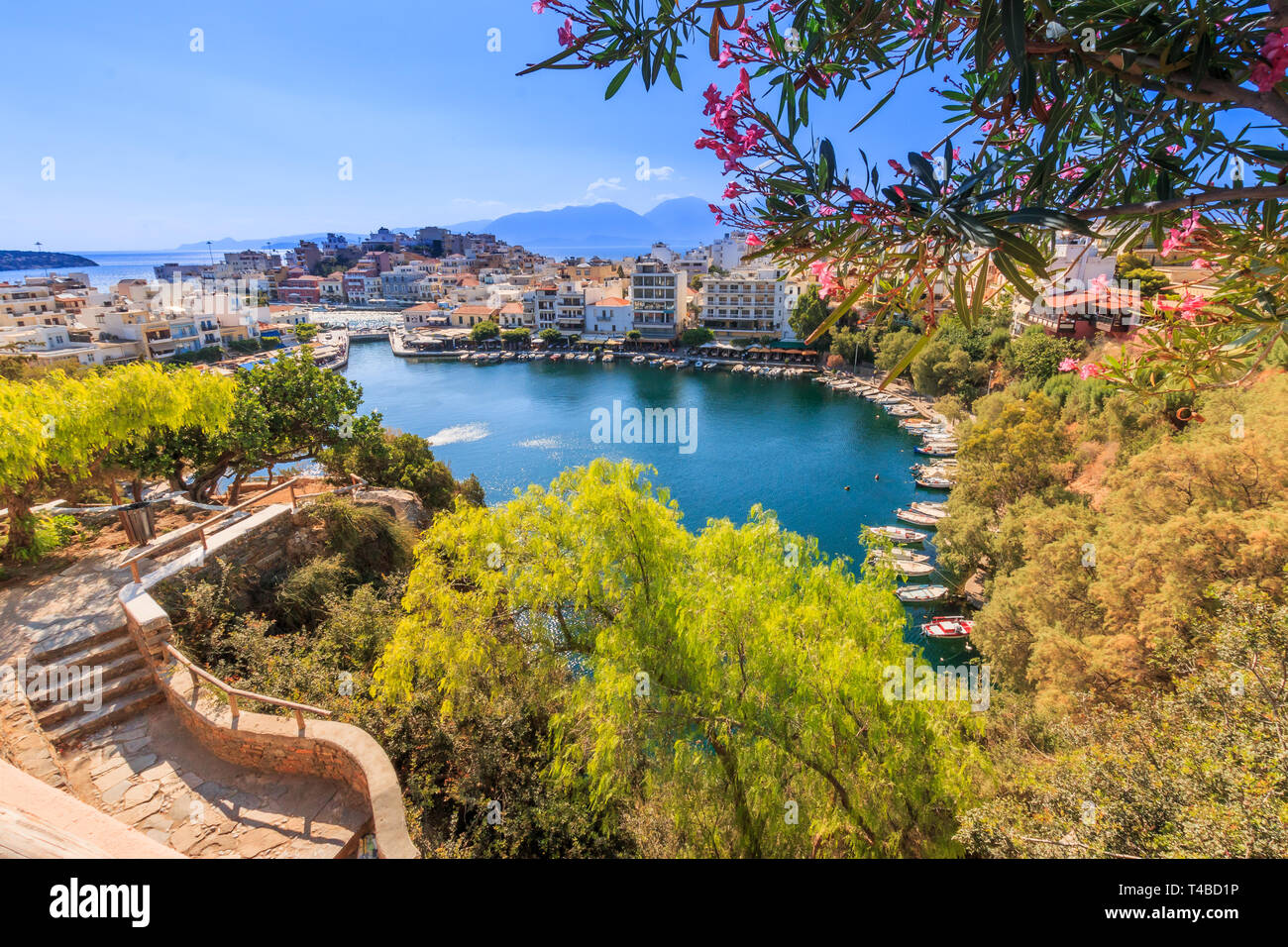 See-Überlieferung, Agios Nikolaos, Kreta, Griechenland Stockfoto