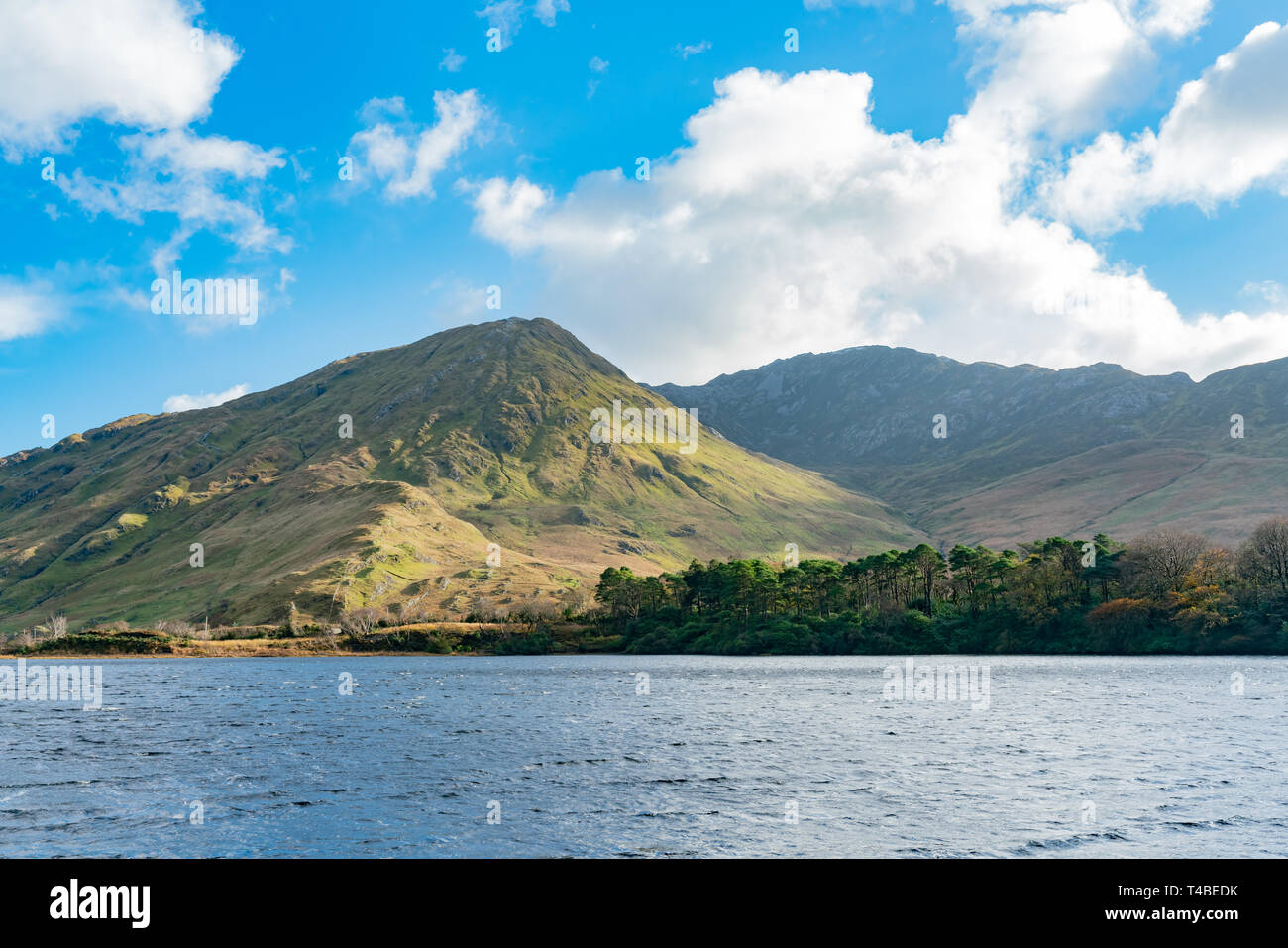 Schöne Natur Szene von Kylemore Abbey & Victorian Walled Garden in Galway, Irland Stockfoto