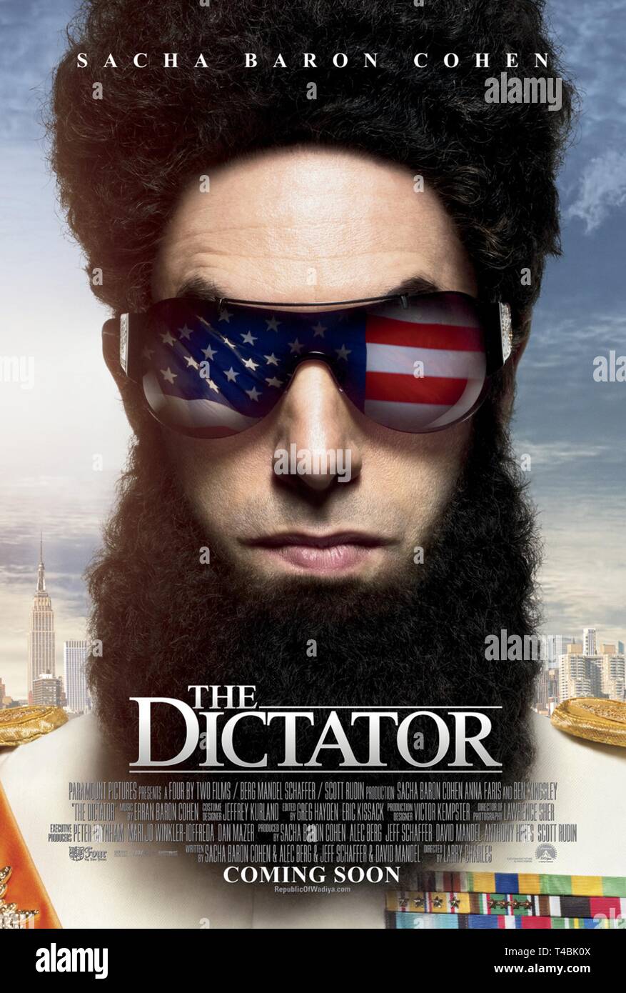 Der Diktator (2012) Sacha Baron Cohen LARRY CHARLES (DIR) Paramount Pictures/MOVIESTORE COLLECTION LTD. Stockfoto