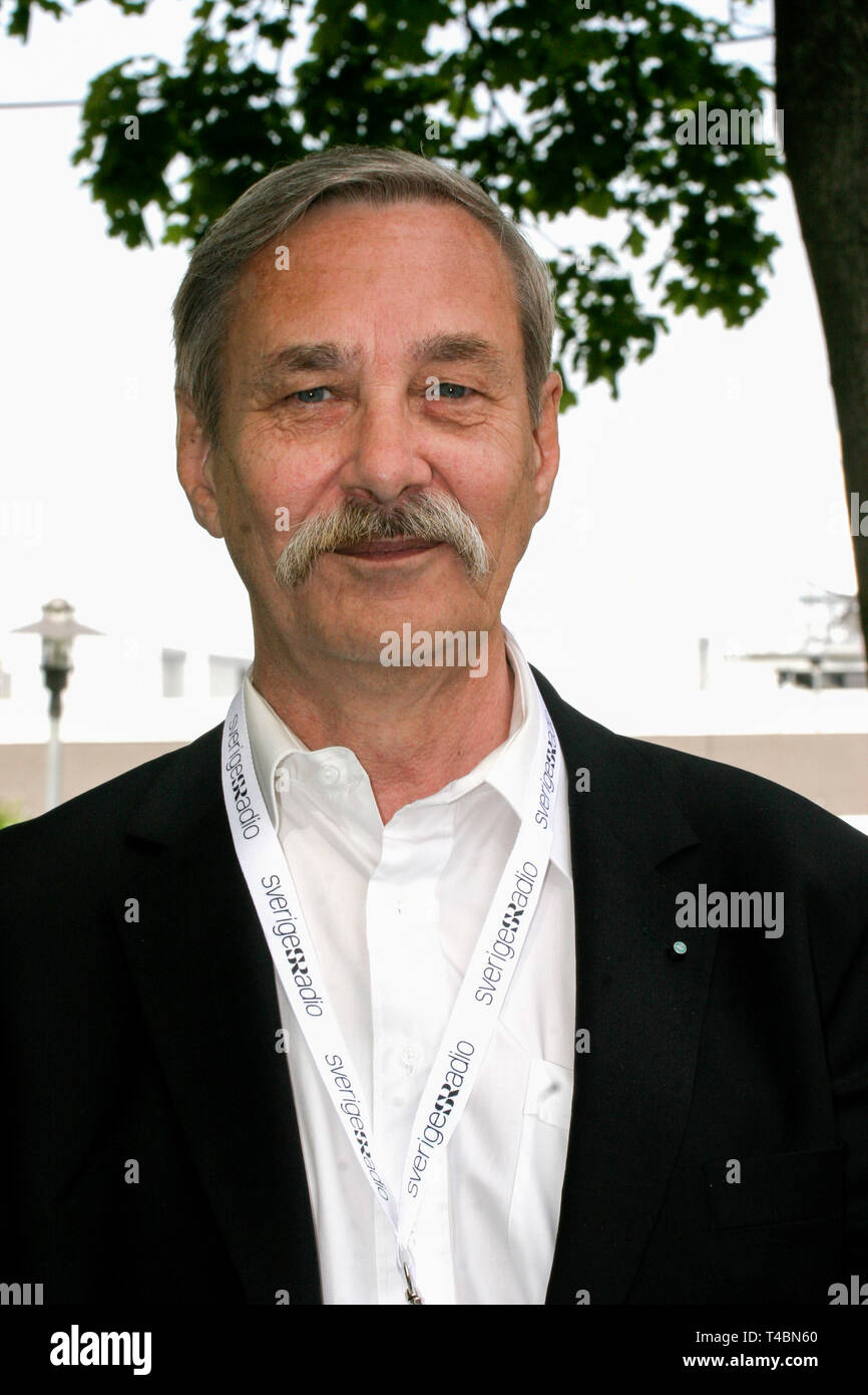 HÅKAN LANS schwedische Erfinder, seine patentierte Erfindungen sind eine Farbe grafikprozessor und eine Vereinbarung für die Erstellung eines Pattern ona Lichteintrittsfläche Stockfoto