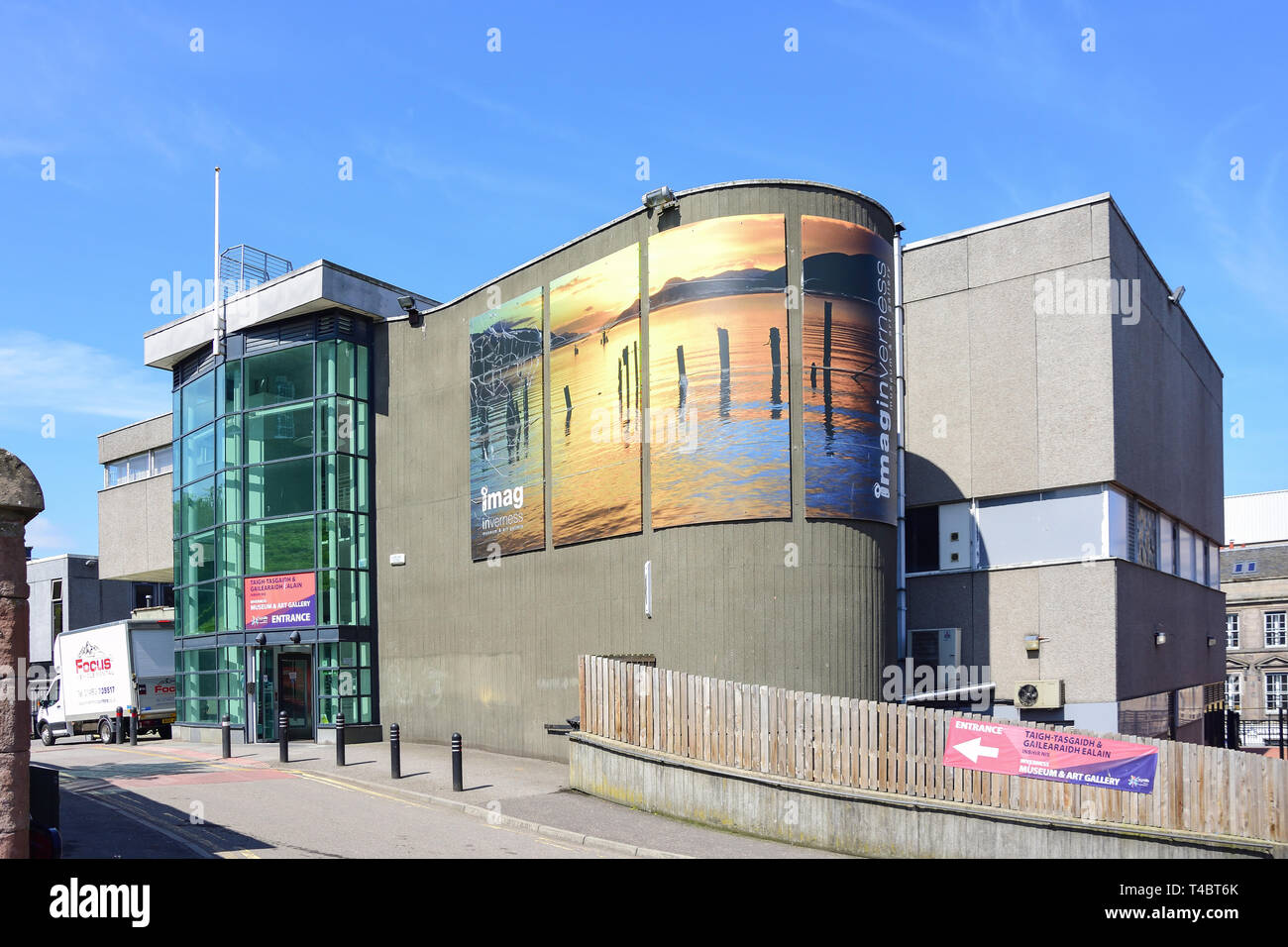 Inverness Museum und Kunstgalerie, Castle Wynd, Inverness, Highland, Schottland, Vereinigtes Königreich Stockfoto