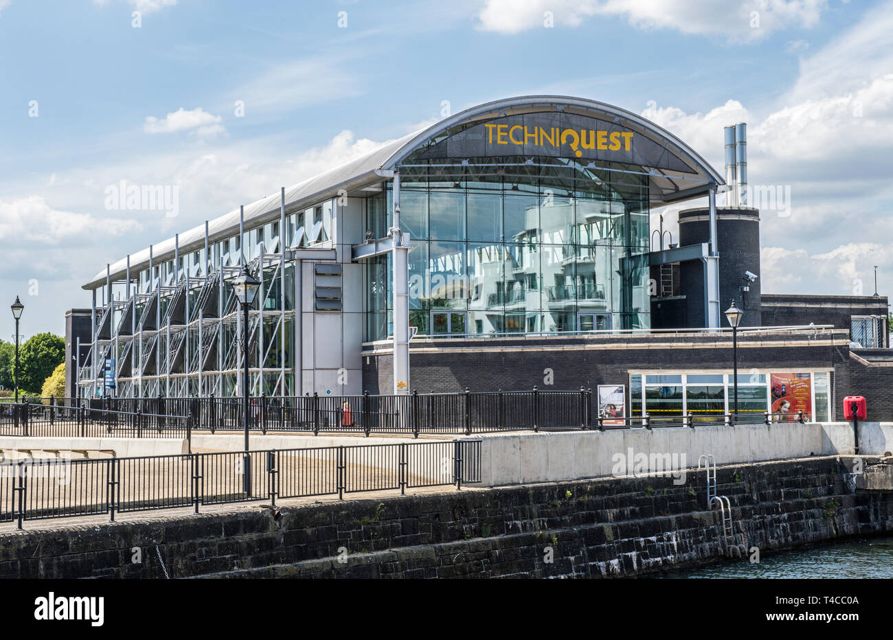 Gebäude Techniquest in Cardiff Bay South Wales Stockfoto