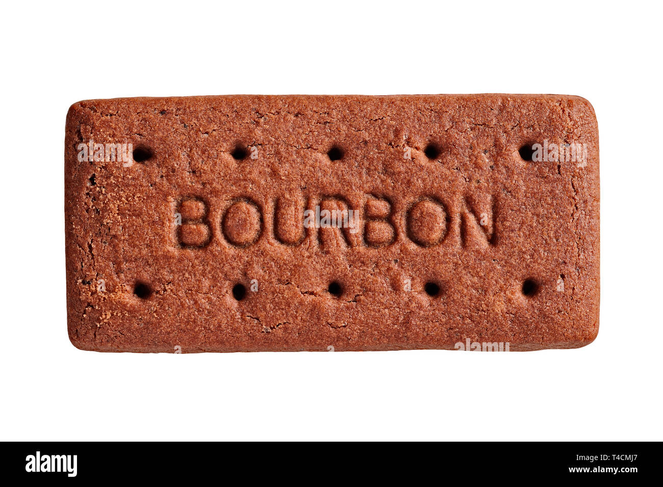 Bourbon Keks, Ausschneiden Stockfoto