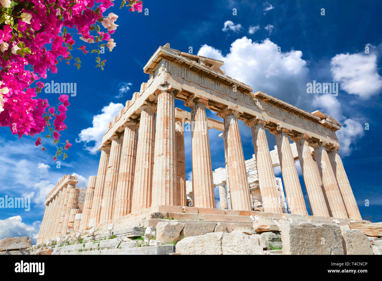 Parthenon Tempel, Athen Stockfoto