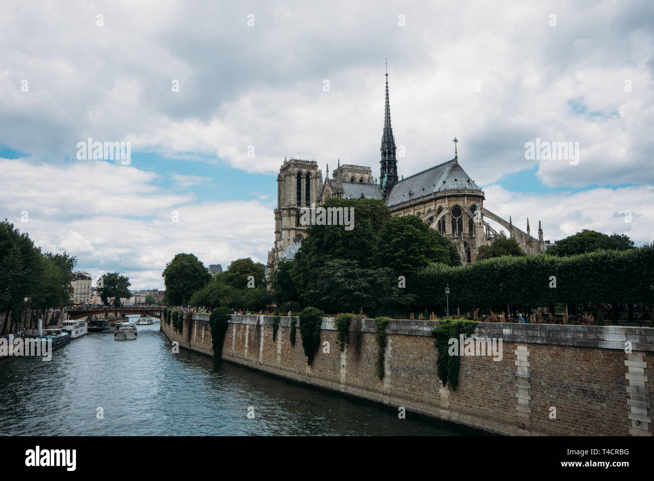 Die Kathedrale Notre Dame de Paris Frankreich Europa Stockfoto