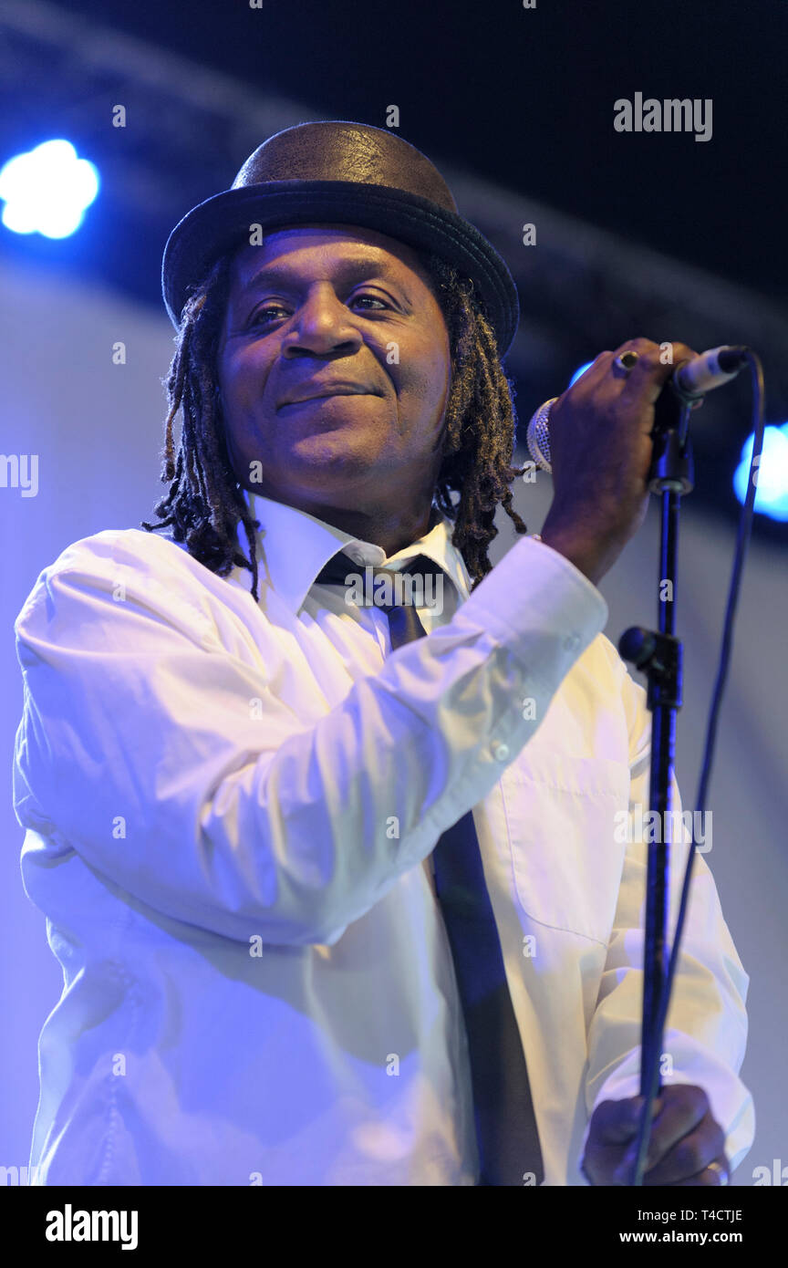 Neville Staple durchführen am Wickham Festival, UK. 15. August 2014 Stockfoto