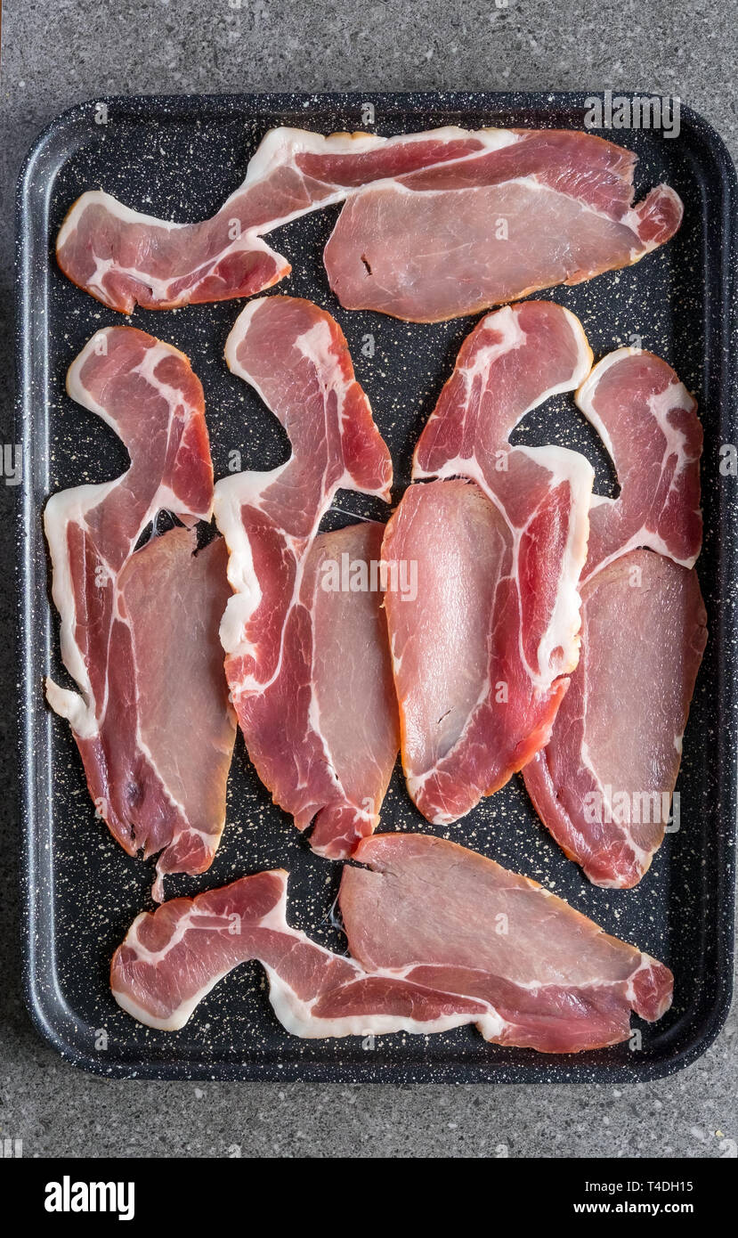 Bacon-Speck Stockfoto