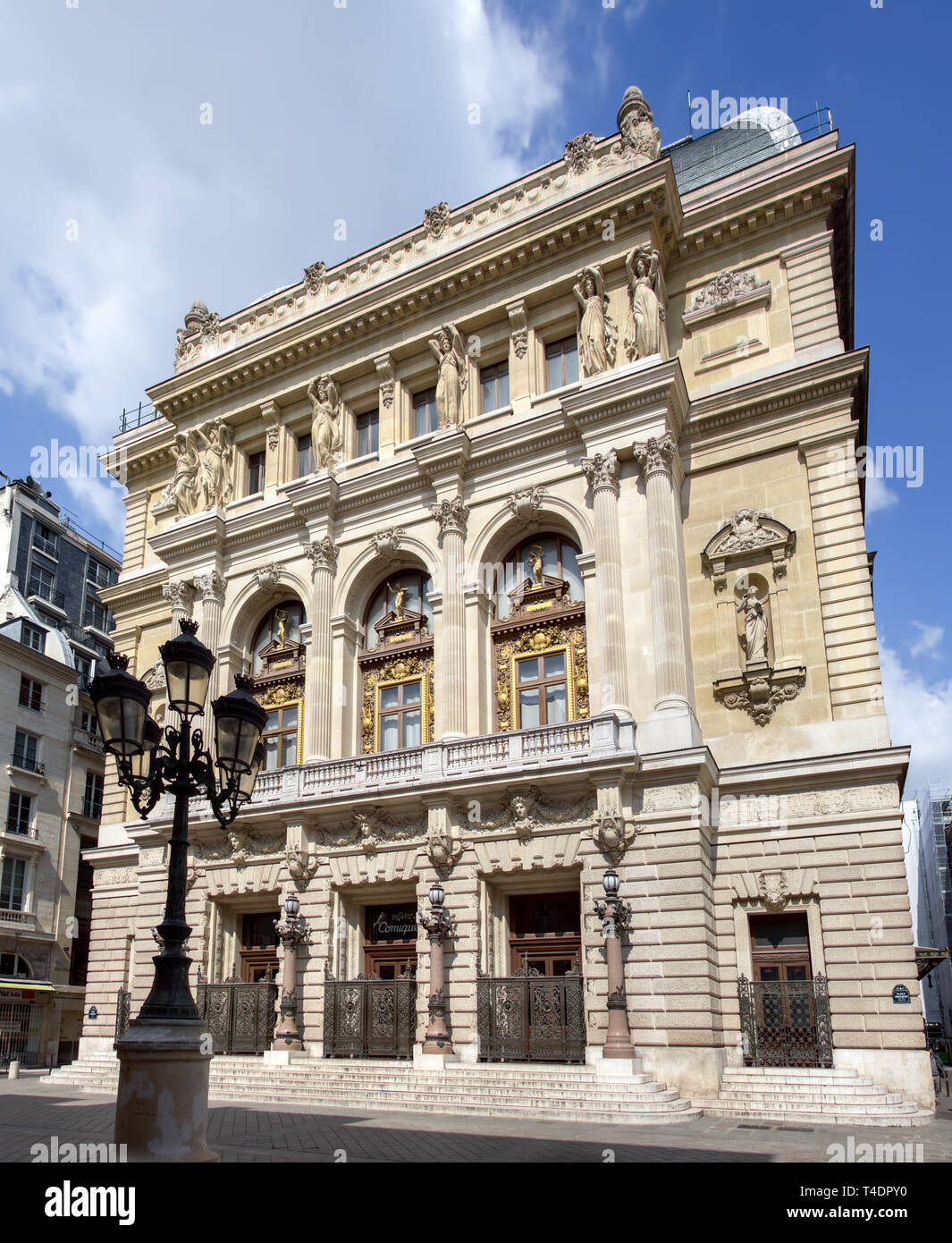 Opéra Comique in Paris. Stockfoto
