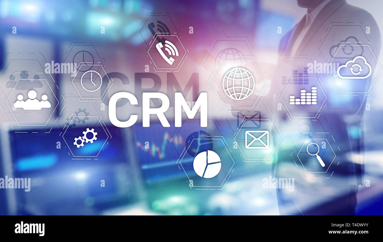 Business Kunden CRM-Management Analyse Service Konzept. Relationship Management. Stockfoto