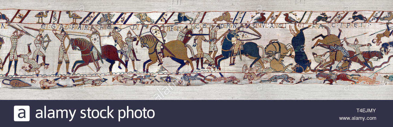11 Jahrhundert Mittelalterlichen Teppich Von Bayeux Szene 53
