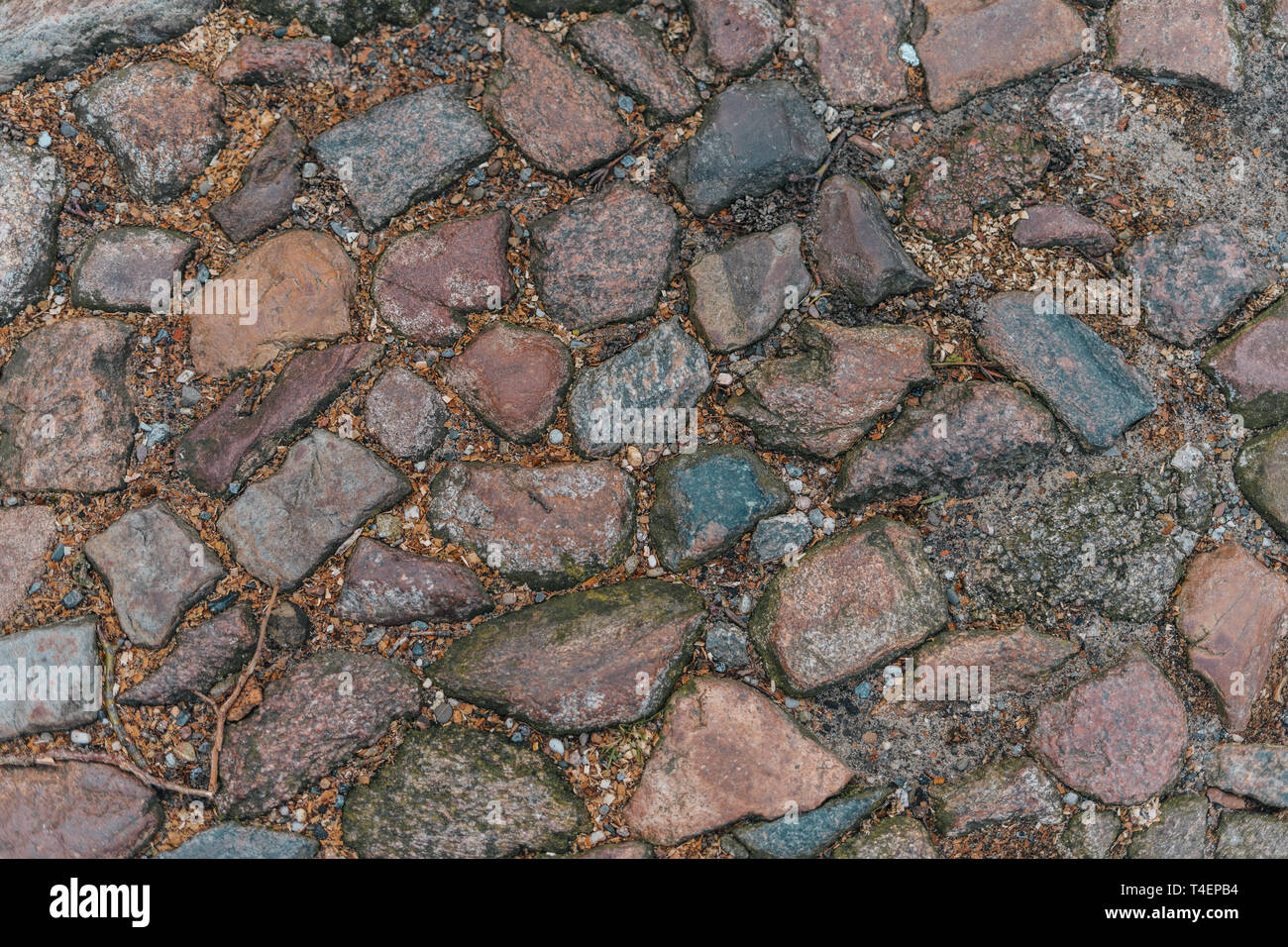 Alten bunten Stein Stockfoto