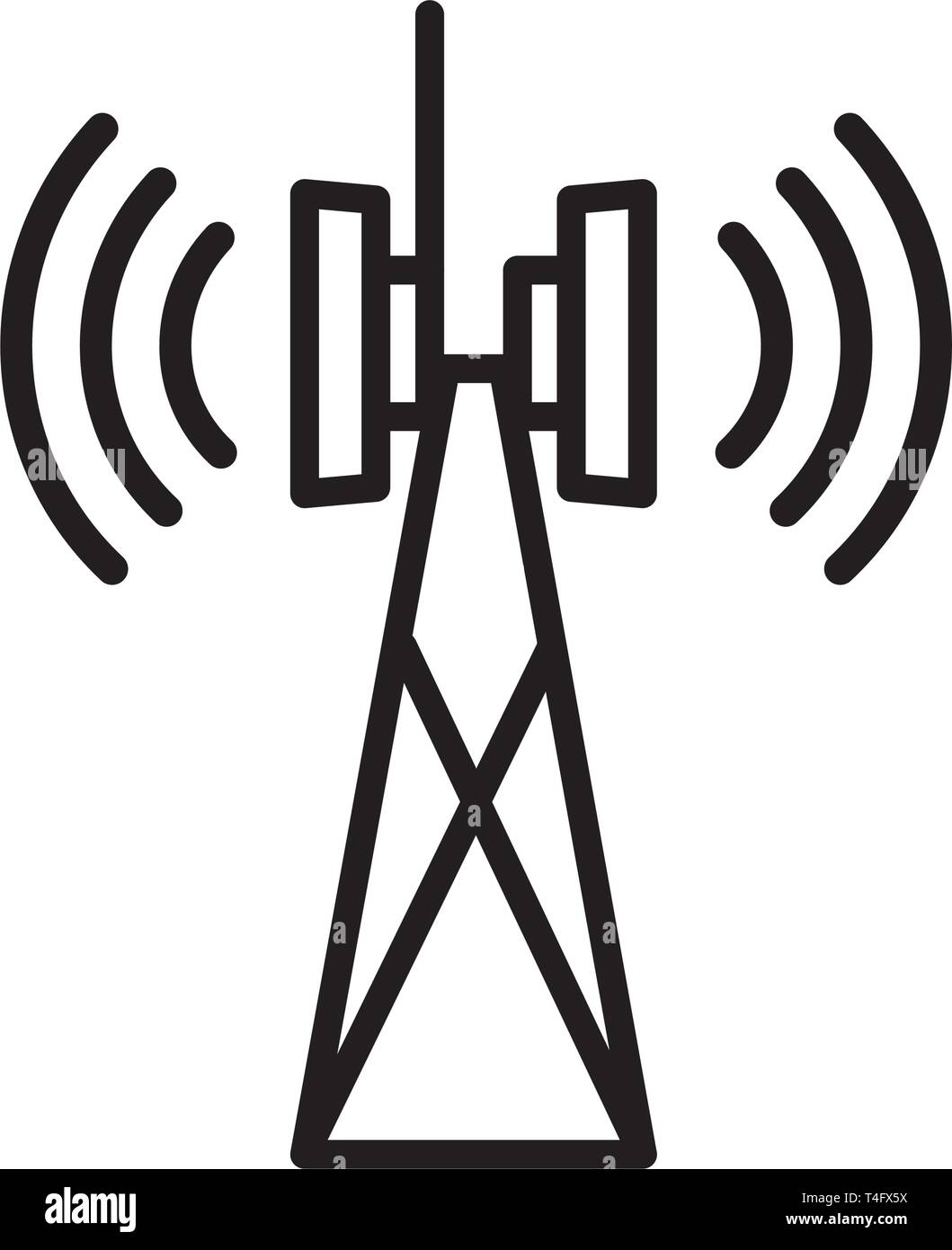 Turm Symbol trendy Stock Vektor