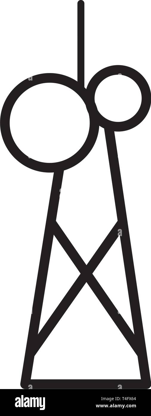 Turm Symbol trendy Stock Vektor