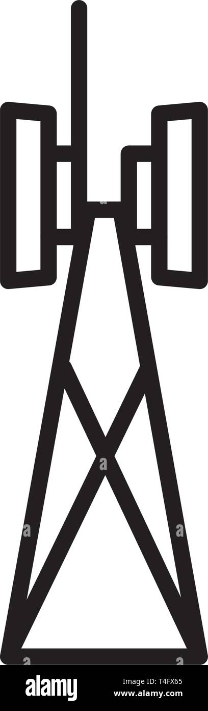 Turm Symbol trendy Stock Vektor